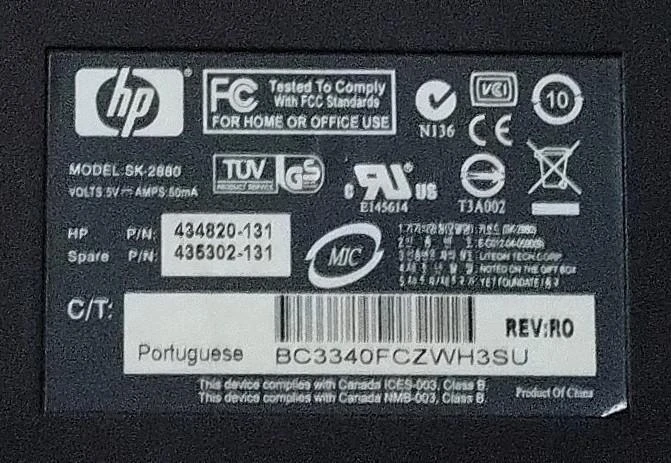 Teclado HP Sp-2880 – photo 5